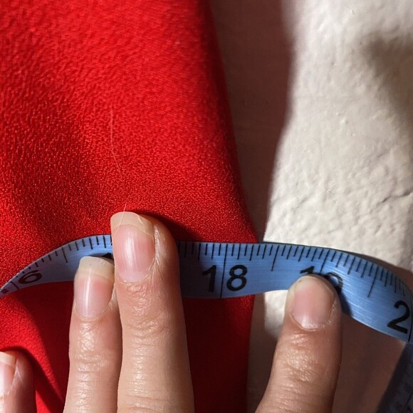 Jessica Howard Vintage Red Dress Fully Lined Sz 6 knee length short sleeve - Picture 11 of 12